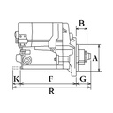 Forst ST8 | TR8 | XR8 Starter Motor Non Genuine - Kubota V2203 Engine