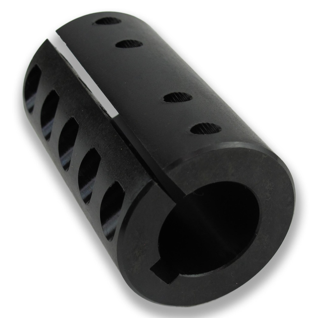 Rigid Shaft Coupling 75 x 45 with25mm ID bore and 8mm keyway (WAS 12-10-011)