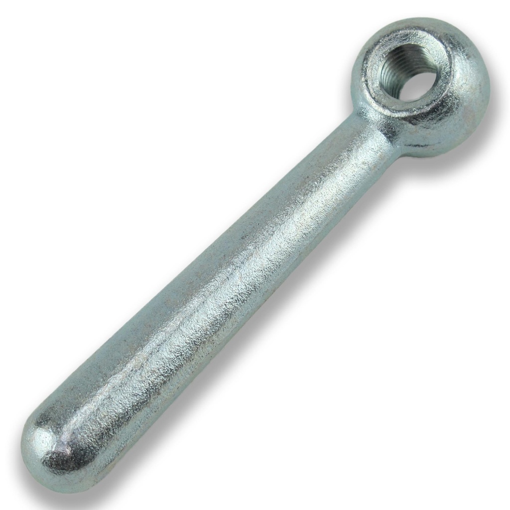 FEMALE SILVER HANDLE FOR CHUTE ADJUSTMENT - Clamping Lever Butt Welded M12