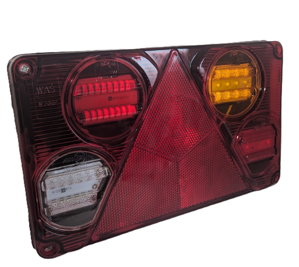 RIGHT HAND/OFFSIDE LIGHT UNIT(WITH SIDE, INDICATOR,REVERSE,BRAKE,FOG &amp; NUMBER PLATE FUNCTION) OLD STYLE