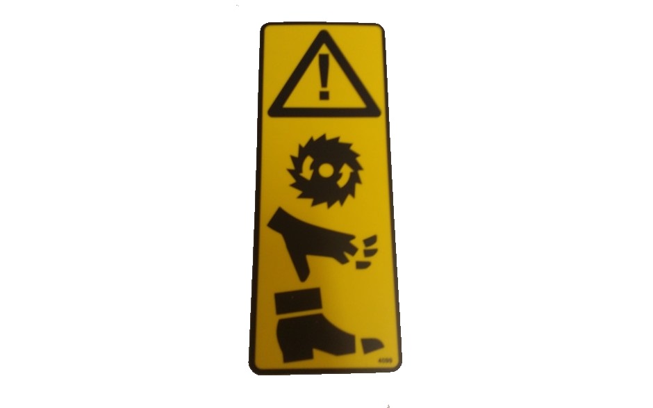 Decal  Danger Keep Hands and Feet Out