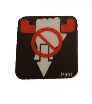 Decal / Sticker -Safety Bar ' Do not Pull ' 