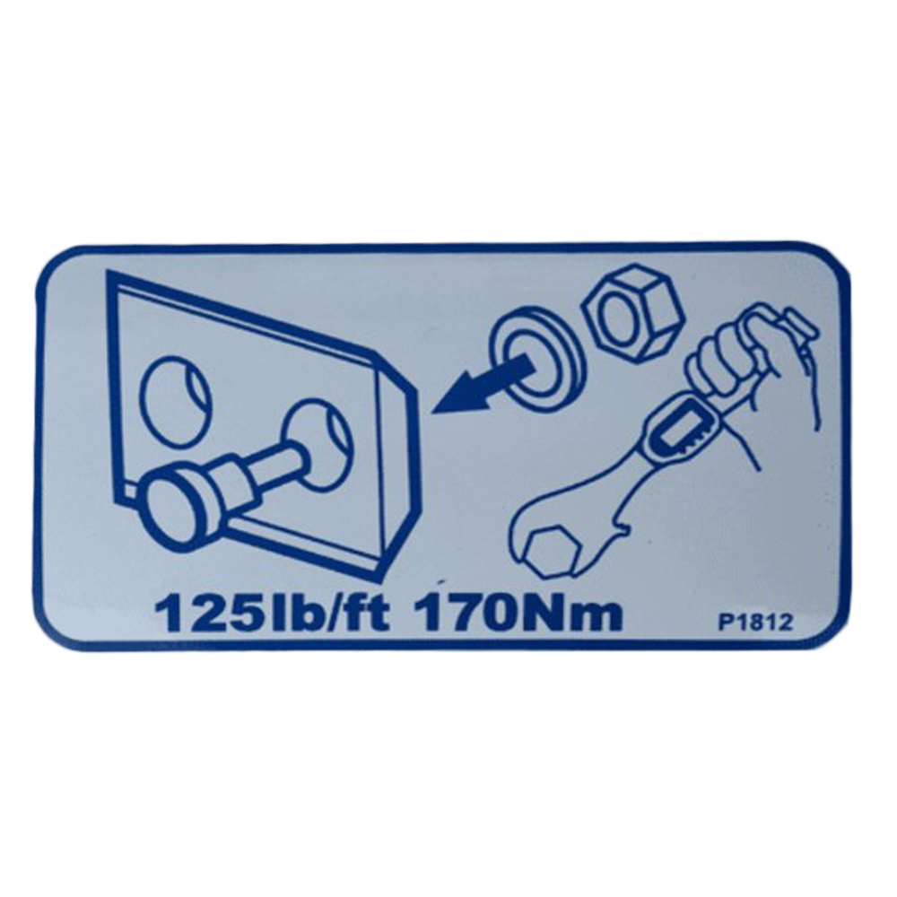 Decal "Blade Torque Setting" Timberwolf