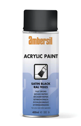 [KA-07164] Forst Black Aerosol Paint Black Satin 400ml Först Wood Chipper Parts