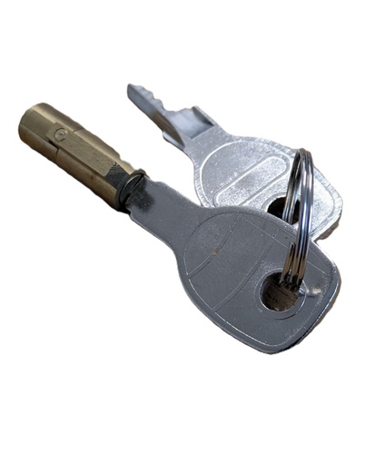 [AT-100.09Y] Lock &amp; keys- Alko Unbraked Hitch